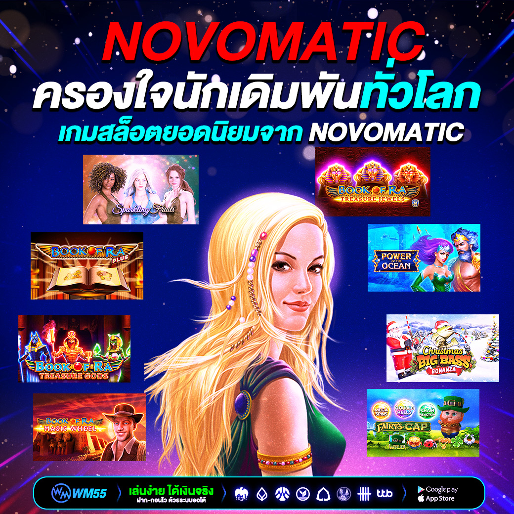 สล็อต Novomatic เกมสุดมันส์ที่ครองใจนักเดิมพันทั่วโลก